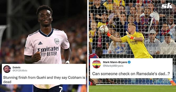 Twitter explodes as Arsenal kick-off new season with hard-fought 2-0 win over Crystal Palace - title