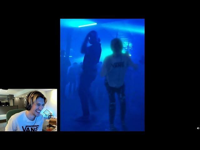 xQc reacts to hilarious meme of him dancing with Andrew Tate