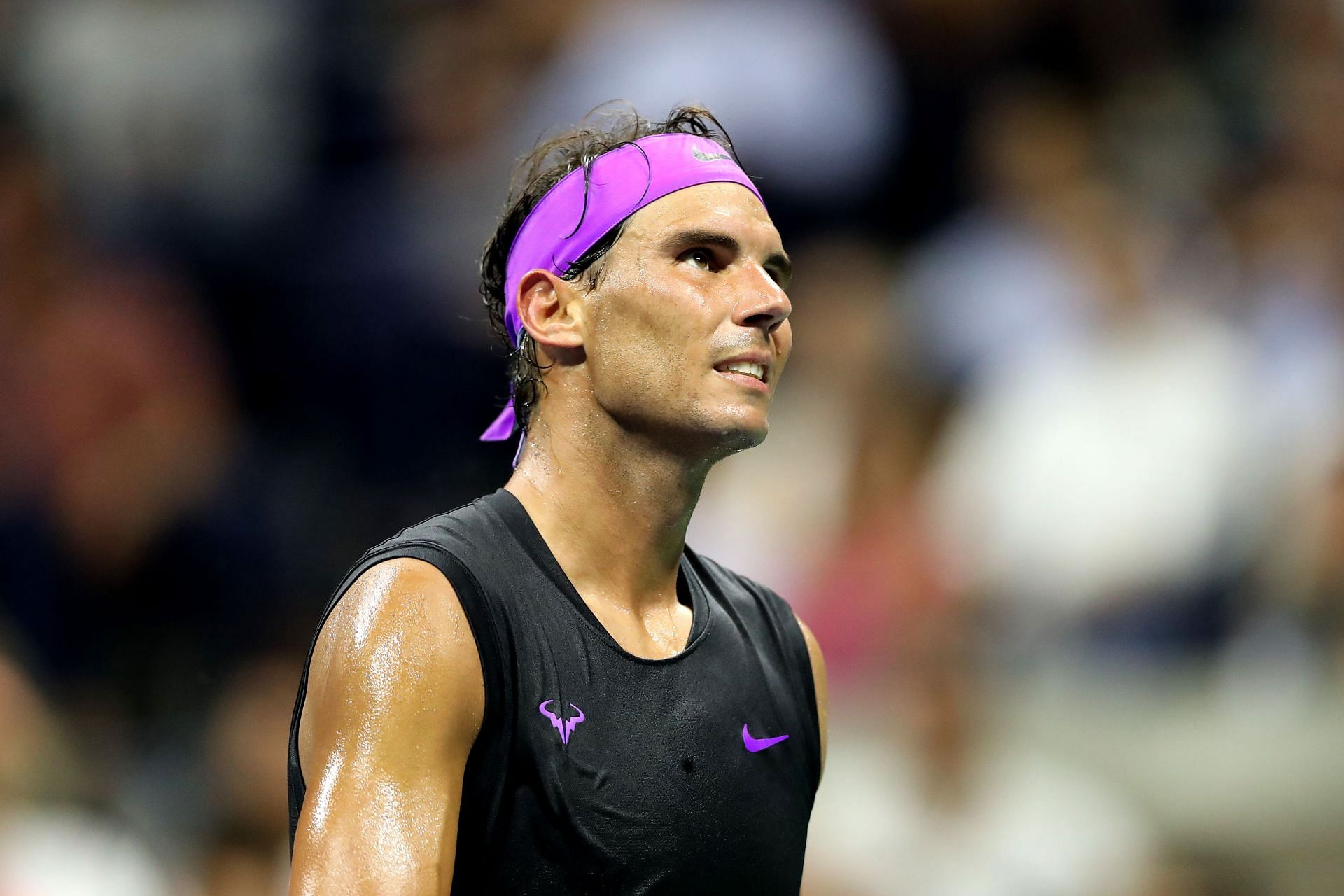 Rafael Nadal in action at the 2019 US Open