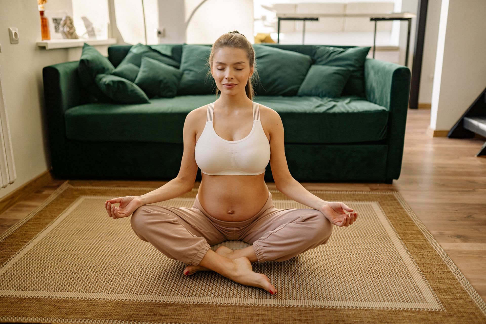As you gain strength, flexibility, and balance via prenatal yoga poses, you have the ability to reconnect with your body. (Image via Unsplash/Yan Krukov)