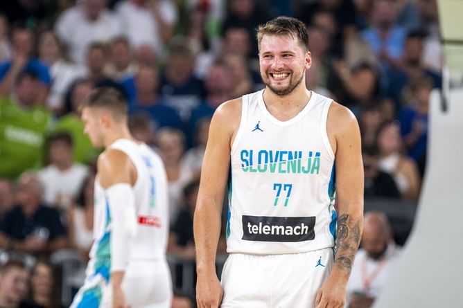 Video: Luka Doncic misses game-winning buzzer-beater over 2x NBA MVP at a friendly game between Slovenia and Serbia