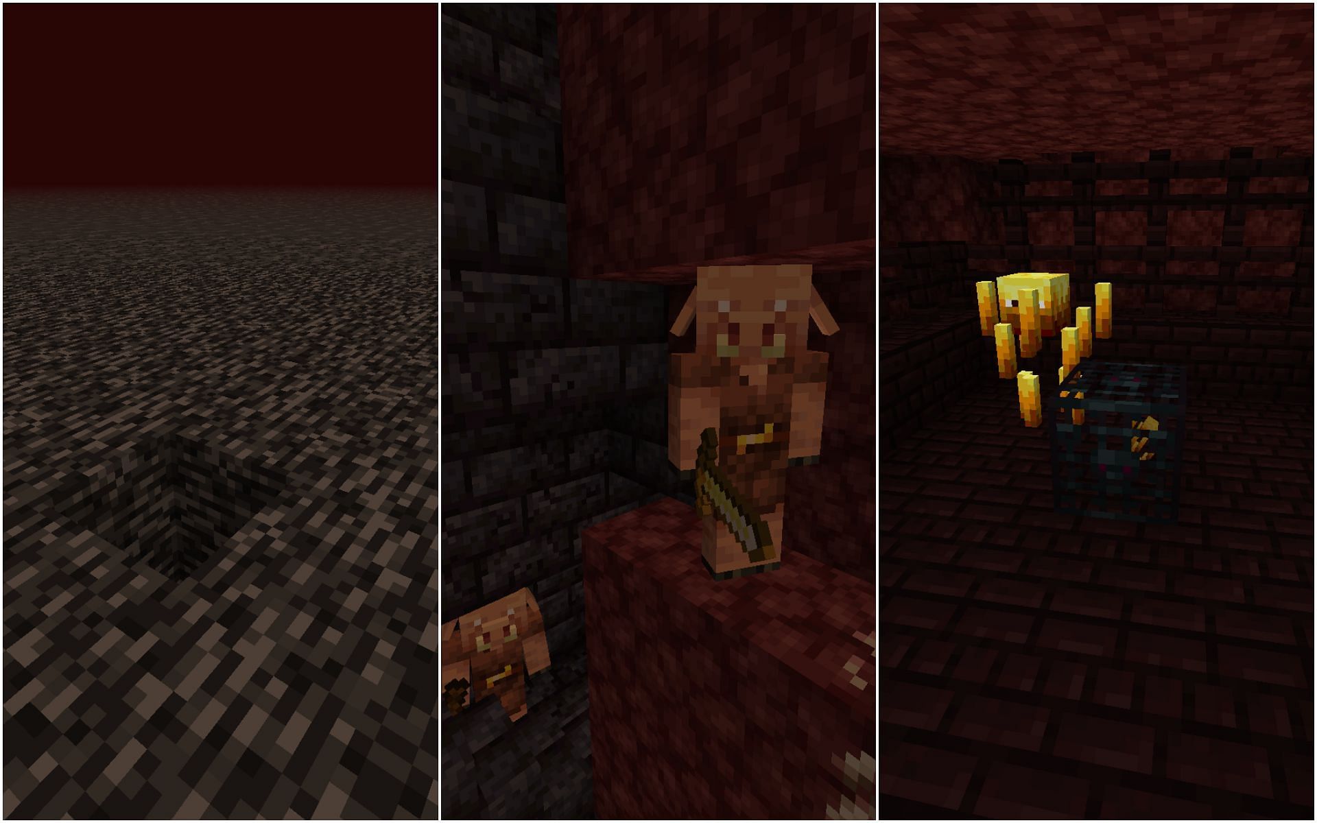 Some of the best activities to do in Minecraft&#039;s Nether realm (Image via Sportskeeda)
