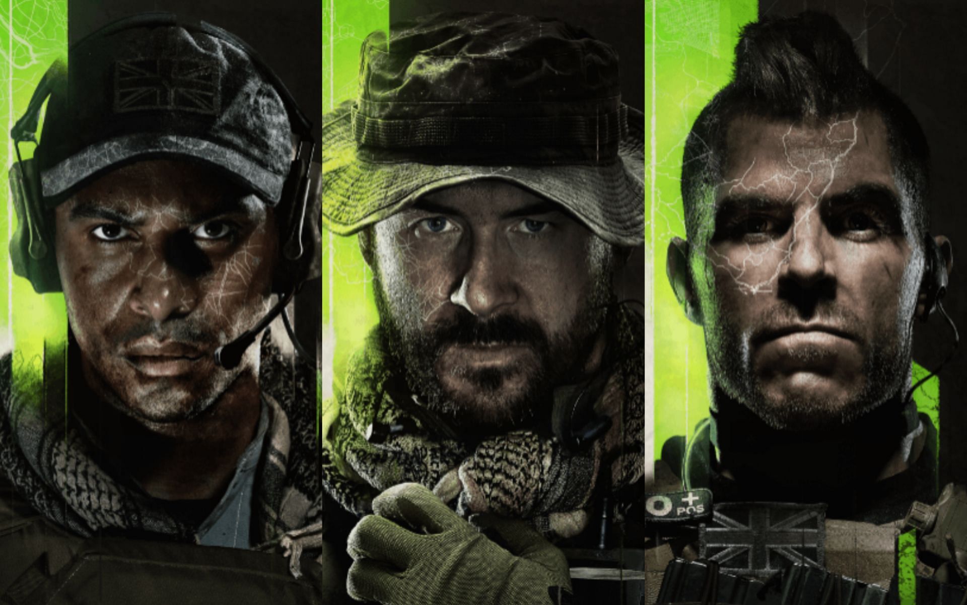 Three members of Task Force 141 in Modern Warfare 2 (image via Sportskeeda)