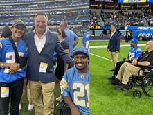 Watch: LA Chargers pay touching tribute to wounded police officers ahead of preseason game against Cowboys