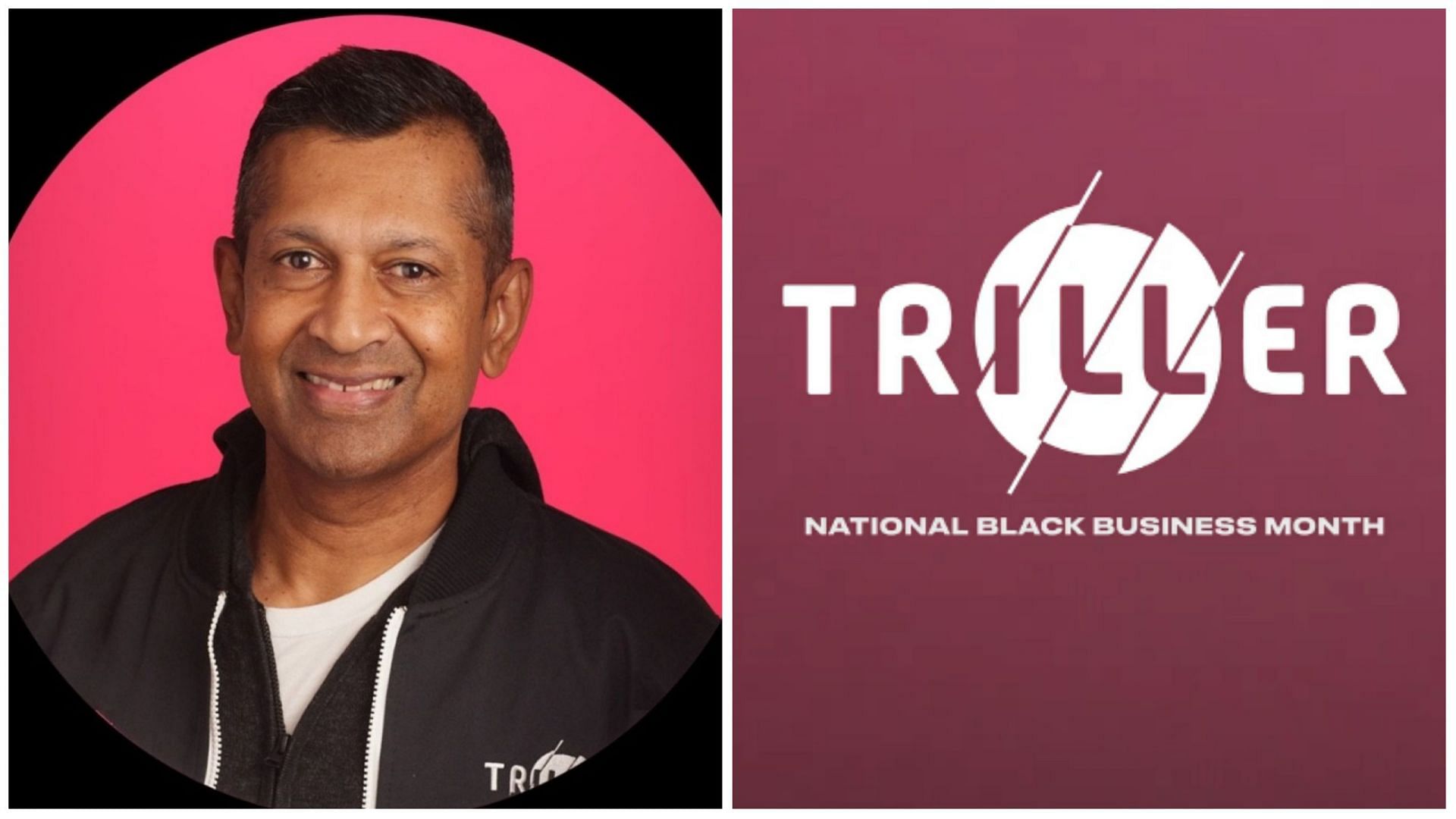 Mahi De Silva, the CEO of Triller (Image via Mahi De Silva/Twitter and @trillr/Instagram)