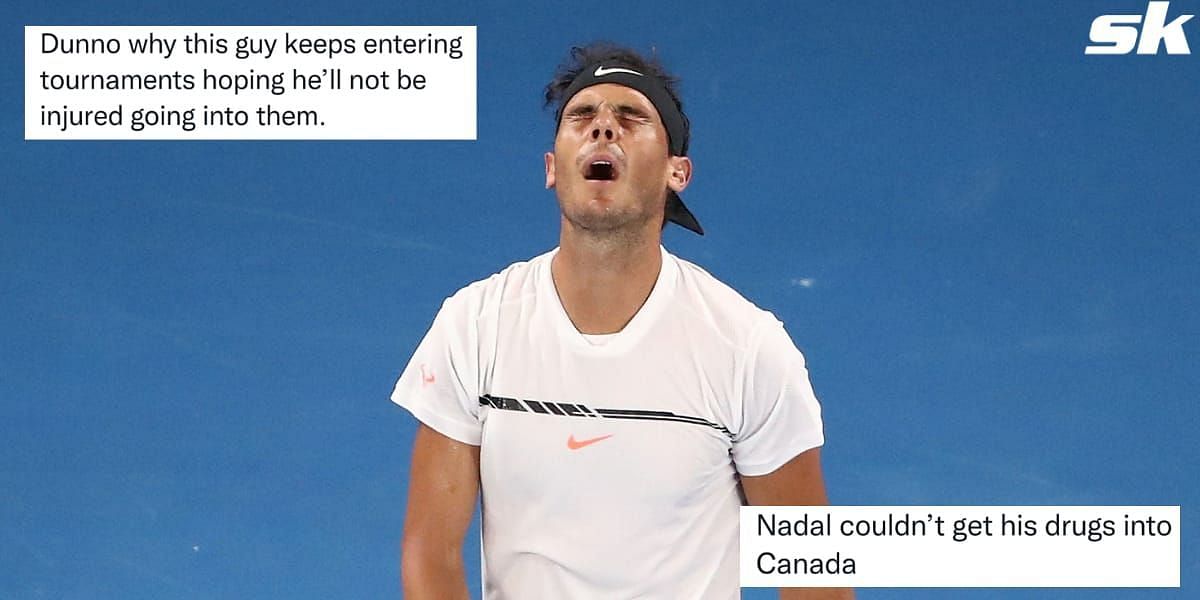 Novak Djokovic fans react to Rafael Nadal withdrawing from the 2022 Canadian Open