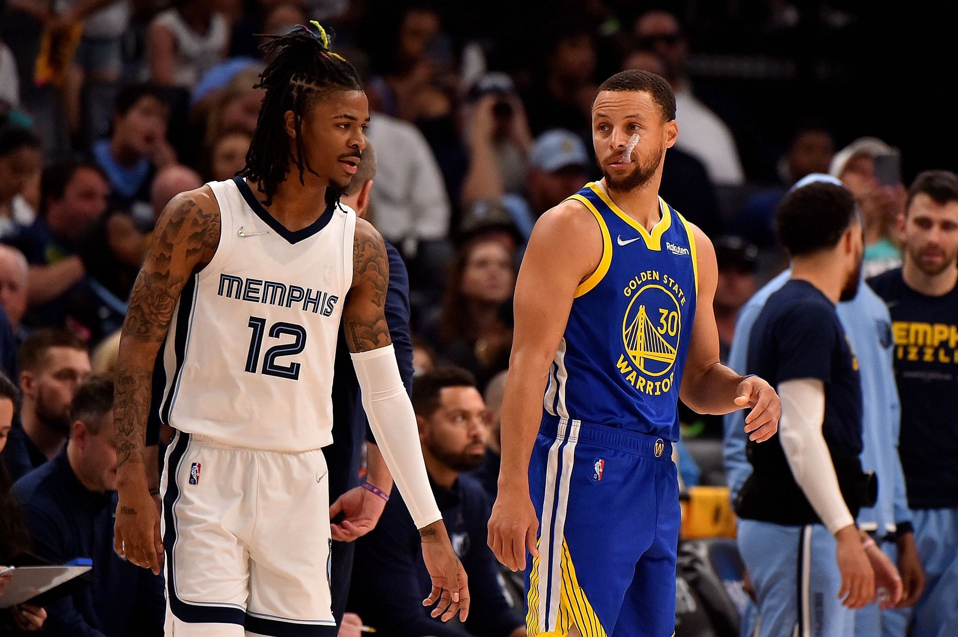 The Golden State Warriors and Memphis Grizzlies matchup on Christmas Day is heavily anticipated. [Photo: BroBible]