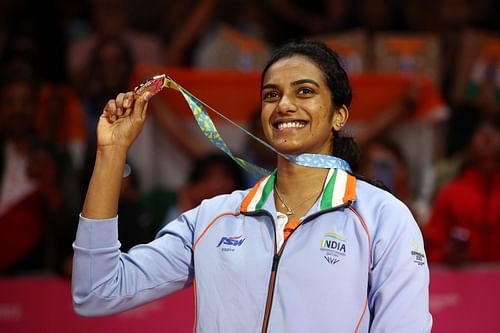 PV Sindhu won the women's singles gold medal on the final day of the 2022 Commonwealth Games (Image courtesy: Getty)