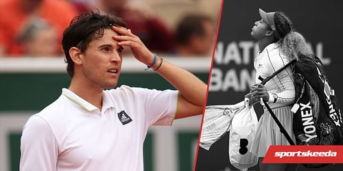 Dominic Thiem and Naomi Osaka.