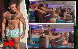 "Can you whip up a head kick in a blink?" - Conor McGregor breaks down practising "high kick like a jab" in latest training video