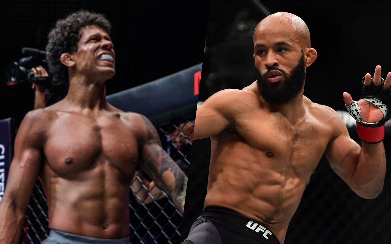 Adriano Moraes (left) and Demetrious Johnson (right) [Photo Credit: ONE Championship] 