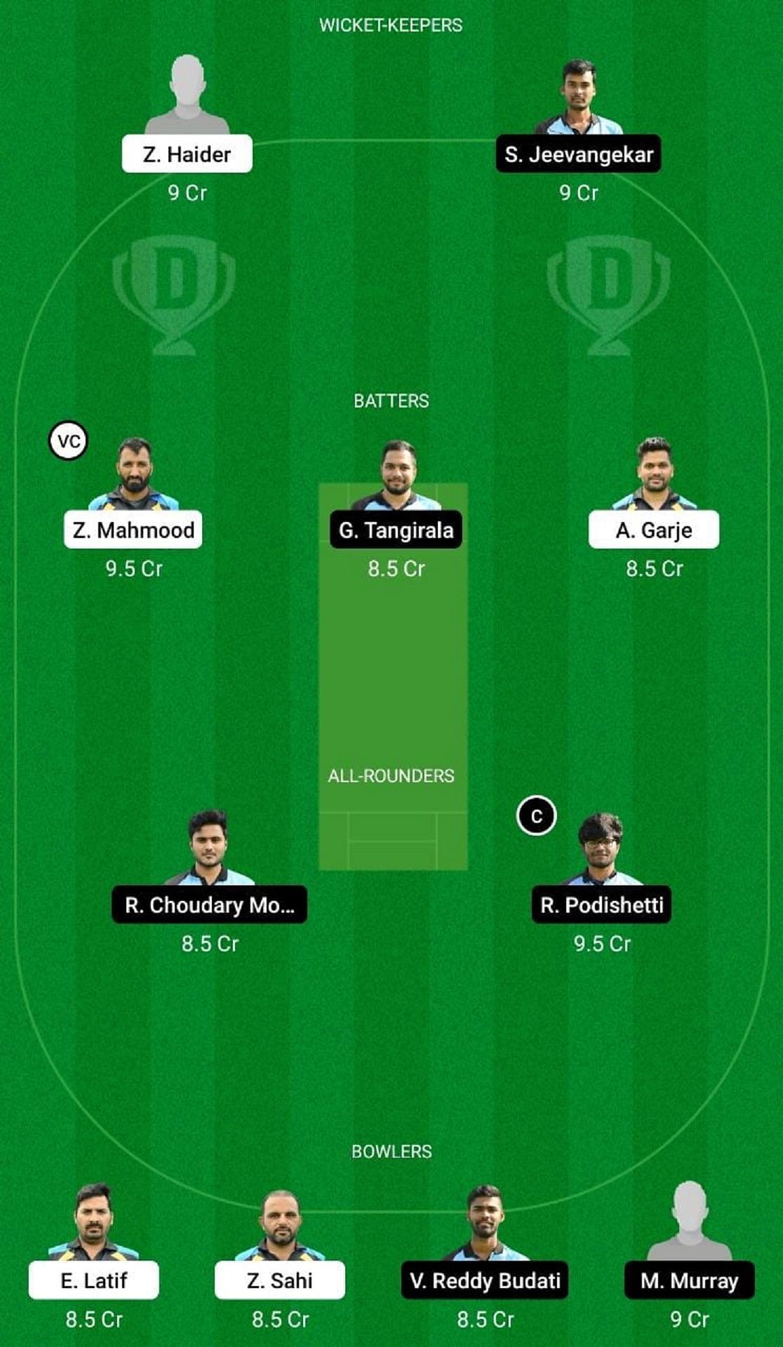 VIK vs USCM Dream11 Fantasy Suggestion #1