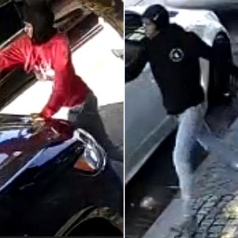 Images captured of the suspect (Image via New York Post)
