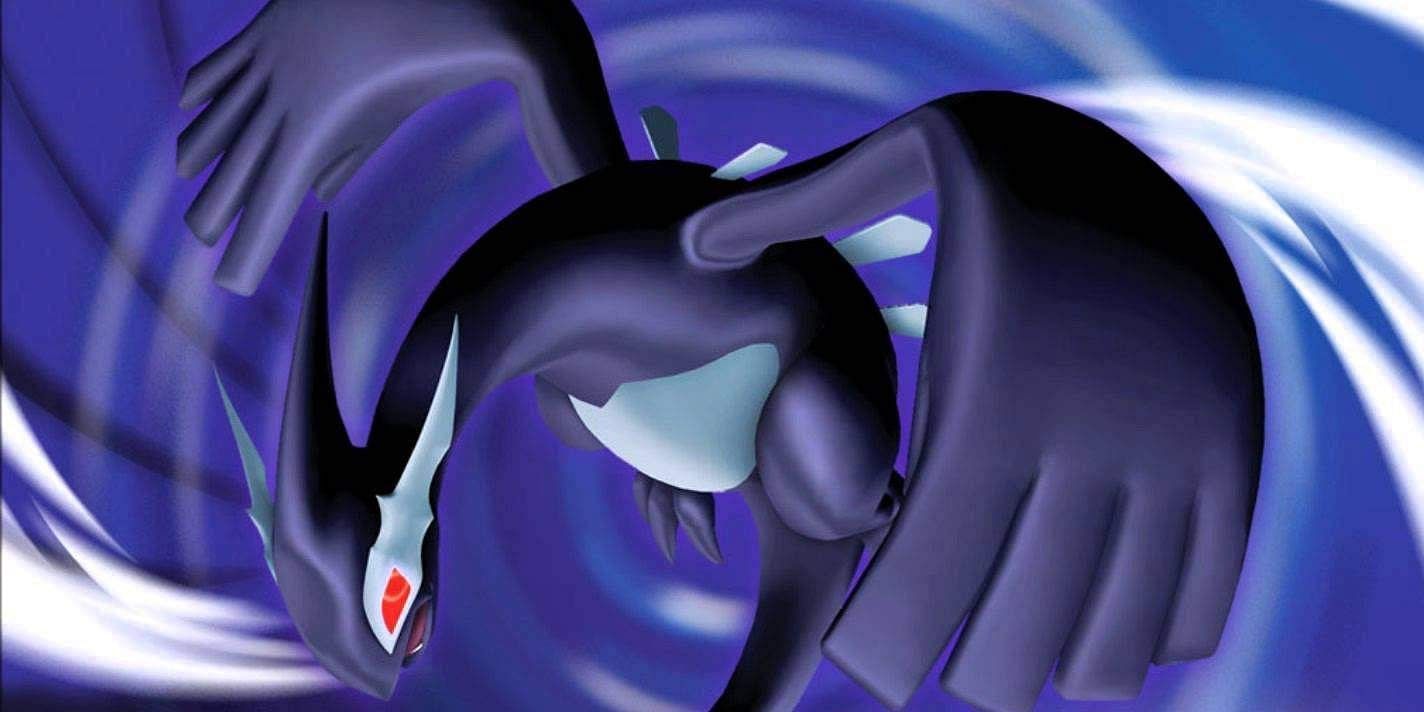 Shadow Lugia as it appears on the box for Pokemon XD: Gale of Darkness (Image via Game Freak)