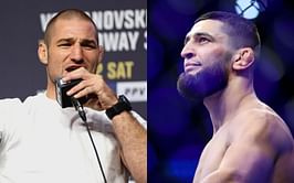 "Don't hurt people"- Sean Strickland has some ironic advice for Khamzat Chimaev during a sparring session