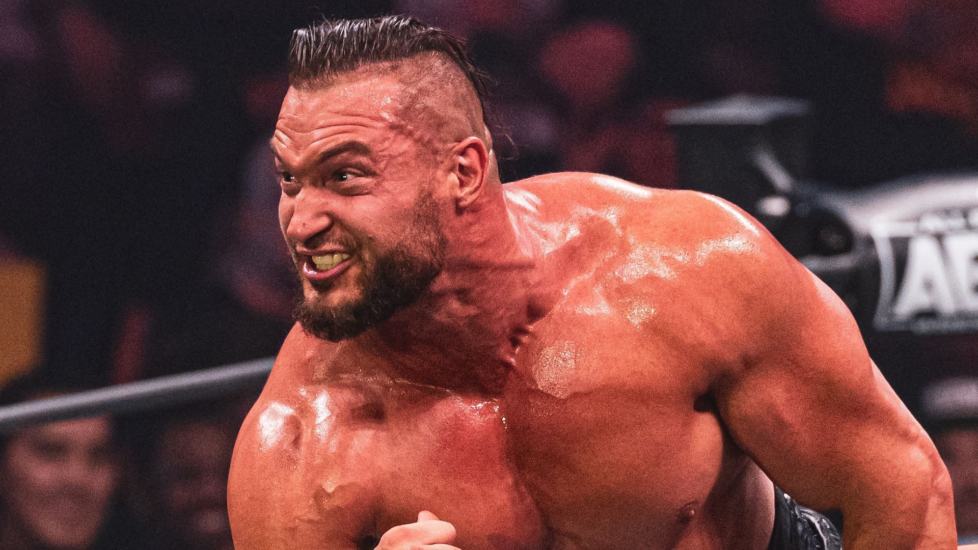 Wardlow at an AEW Dynamite event in 2022 (credit: Jay Lee Photography)