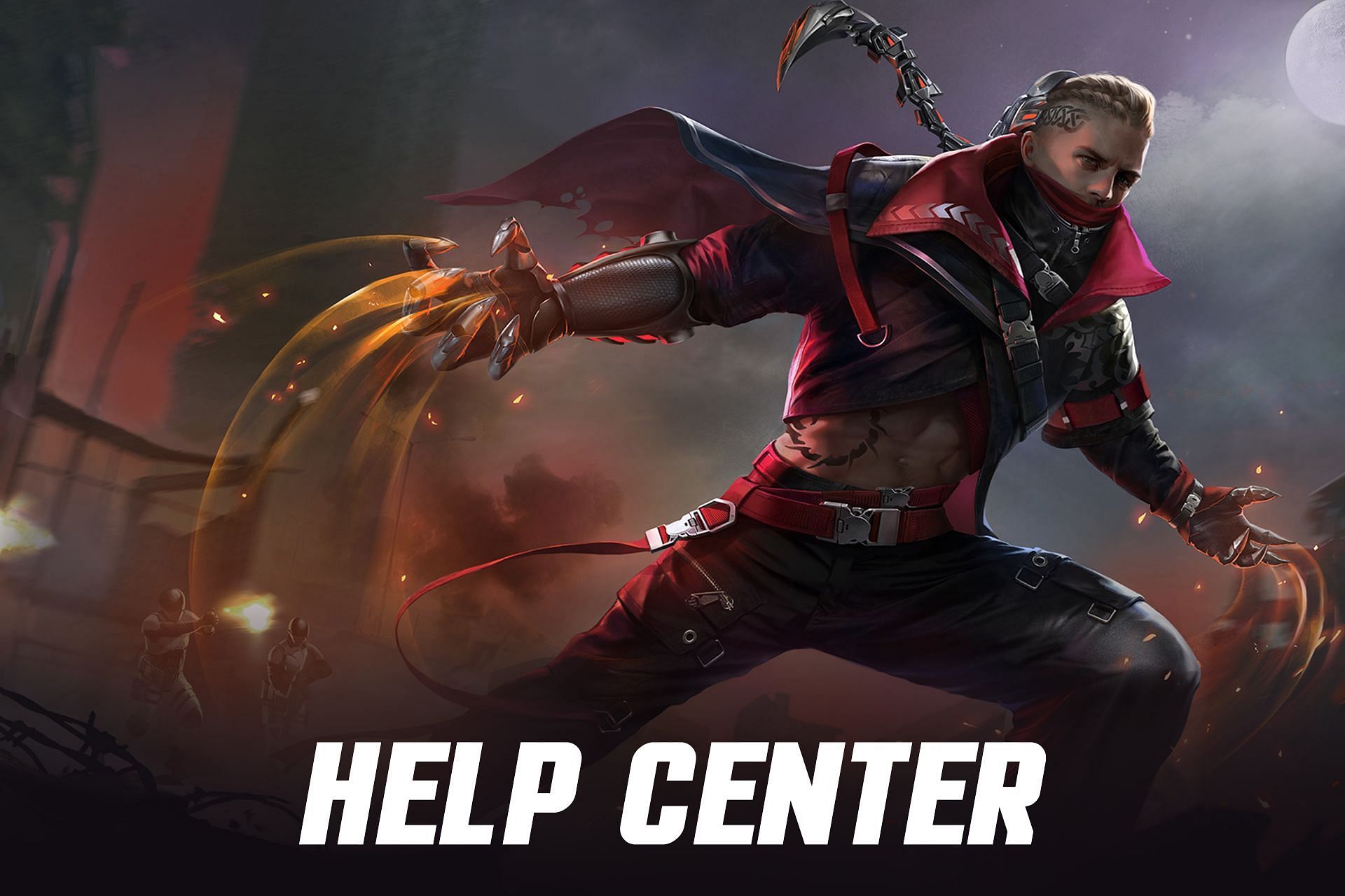 Fans can use the Free Fire Help Center to fix a number of issues (Image via Sporskeeda)