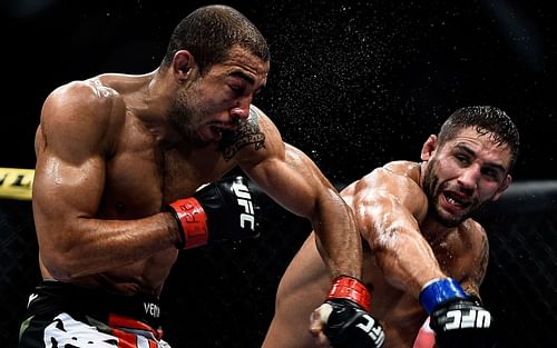 Jose Aldo (left) and Chad Mendez (right) (Image via Getty)