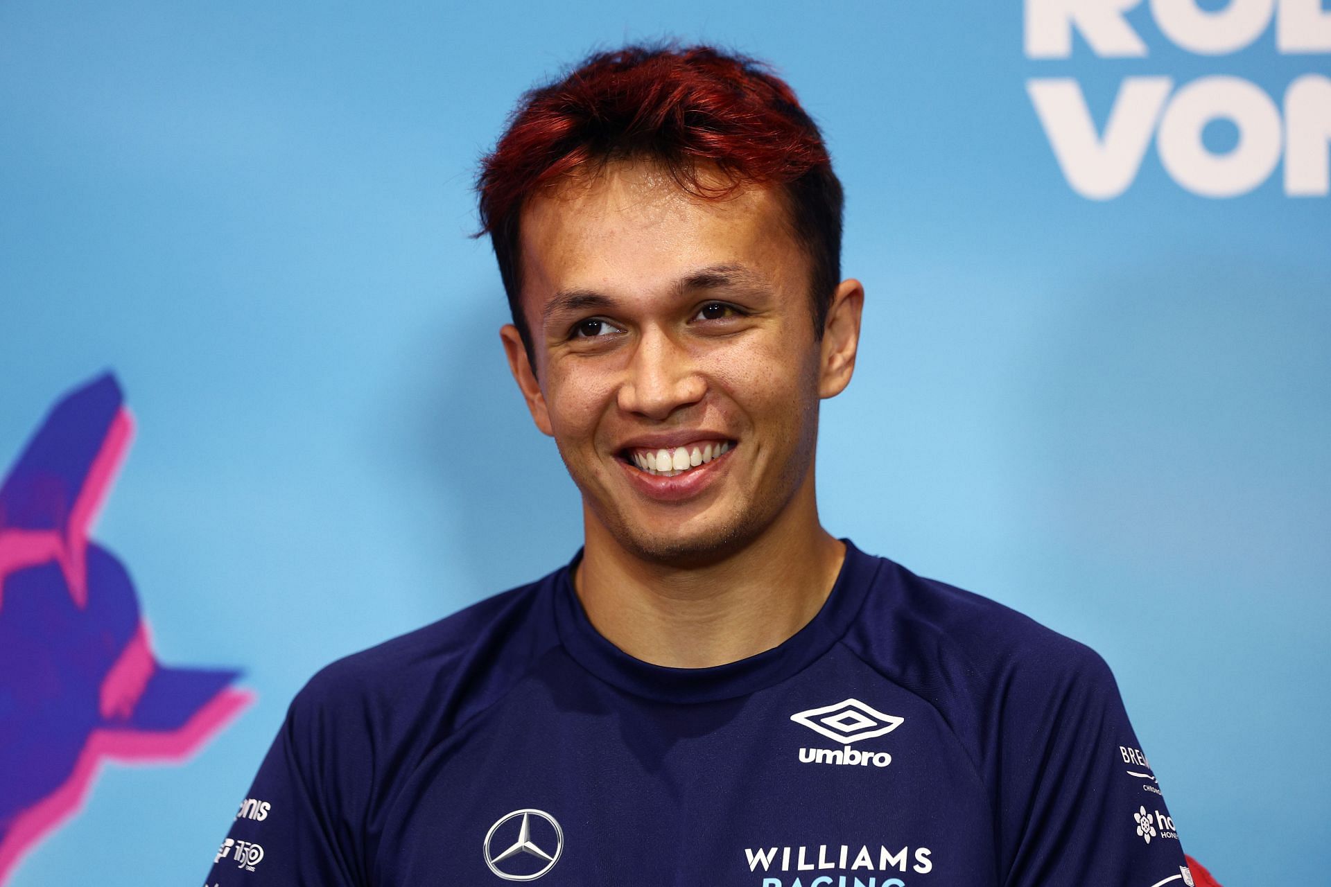 Alexander Albon during previews ahead of the F1 Grand Prix of Austria at Red Bull Ring on July 07, 2022 in Spielberg, Austria. (Photo by Clive Rose/Getty Images)