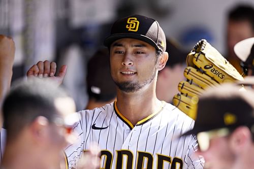 Yu Darvish of the San Diego Padres gets the call Thursday.