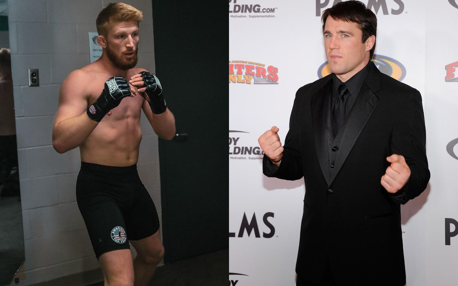 Nickal and Sonnen (left and right; images courtesy of @nobickal1 Instagram and Getty)