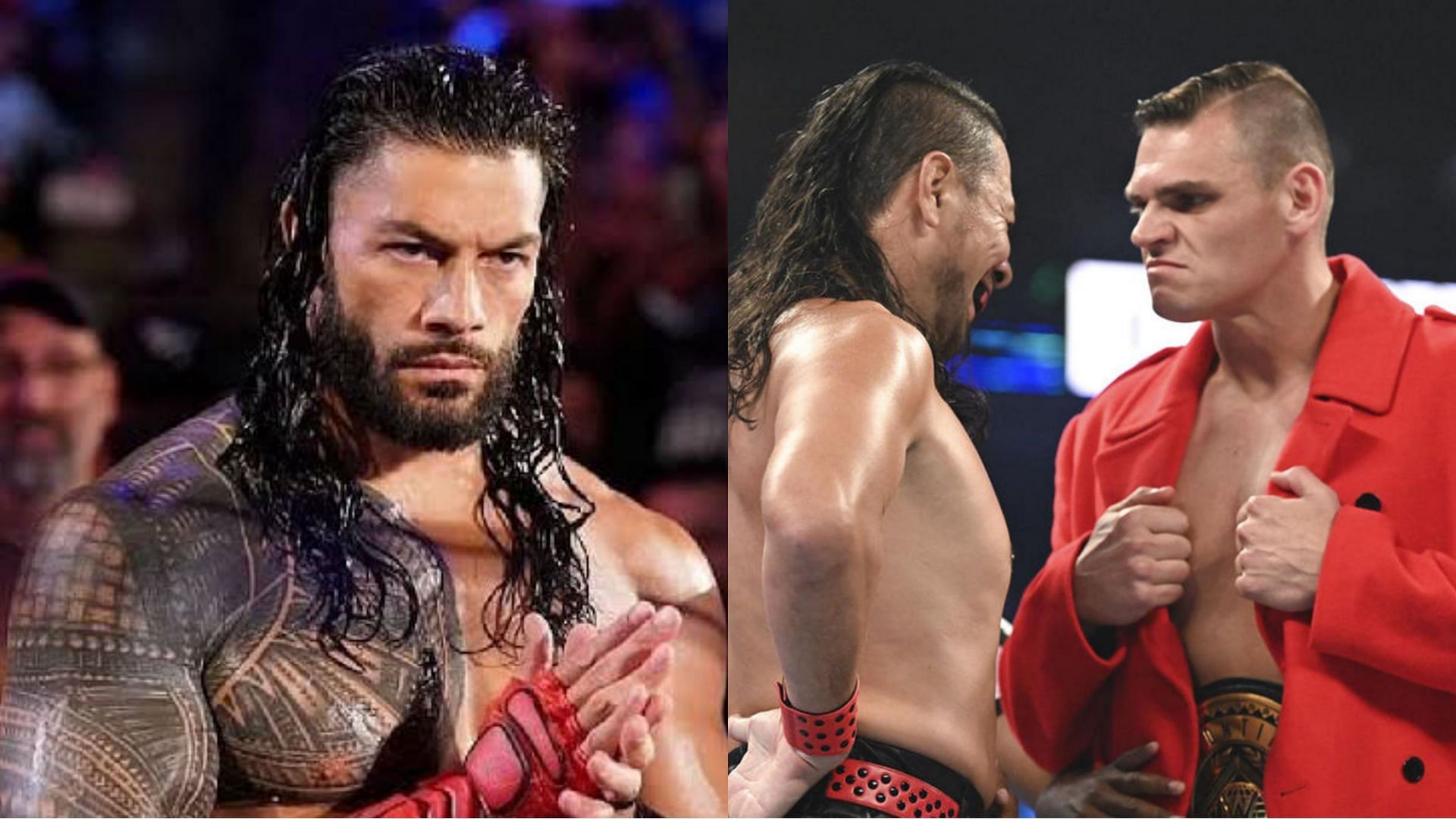 WWE सुपरस्टार्स रोमन रेंस, शिंस्के नाकामुरा और गुंथर