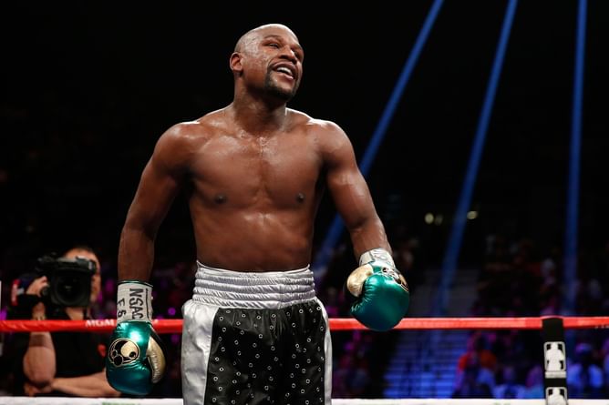 Floyd Mayweather record: How many non-title fights did 'Money' Mayweather win after becoming a world champion?
