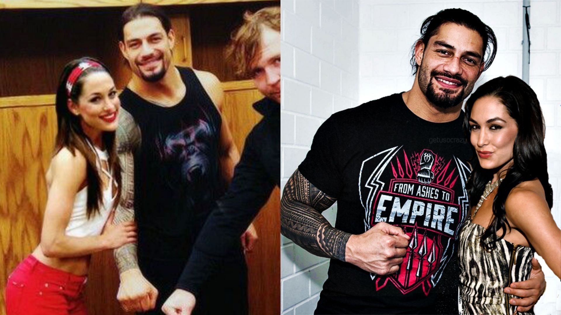 Some fans thought Roman Reigns and Brie Bella were a couple