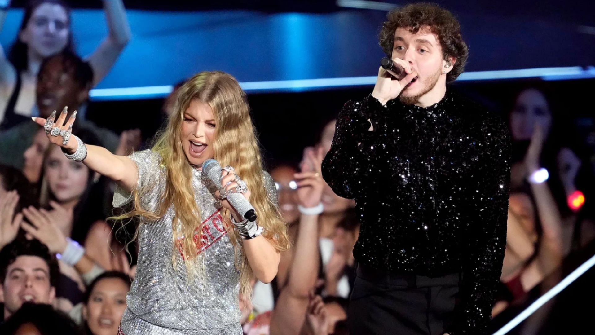 Jack Harlow brought out Fergie during his MTV VMA performance. (Image via Getty)