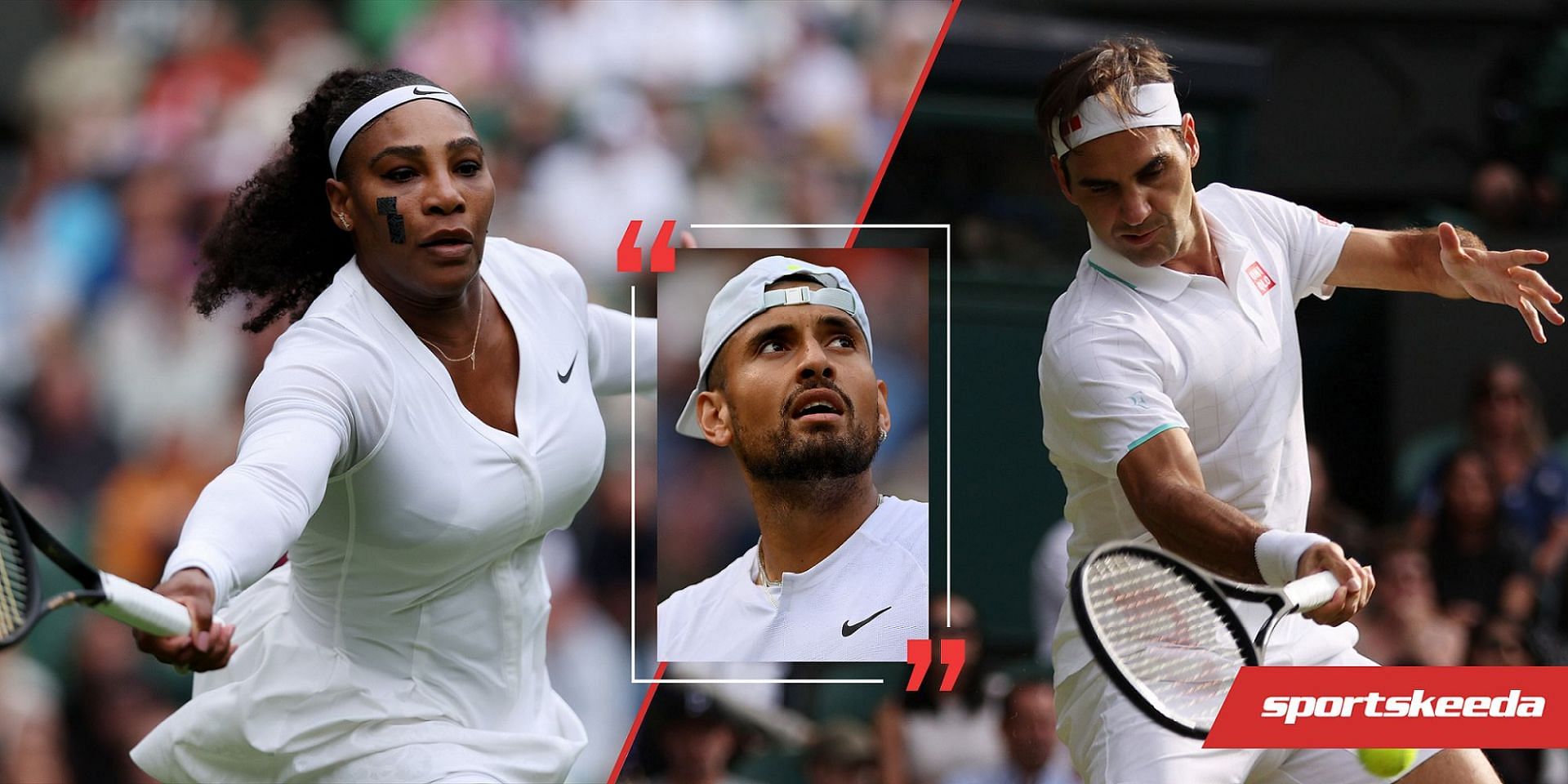 Nick Kyrgios believes that his opponents are scared to face him, similar to Serena Williams or Roger Federer