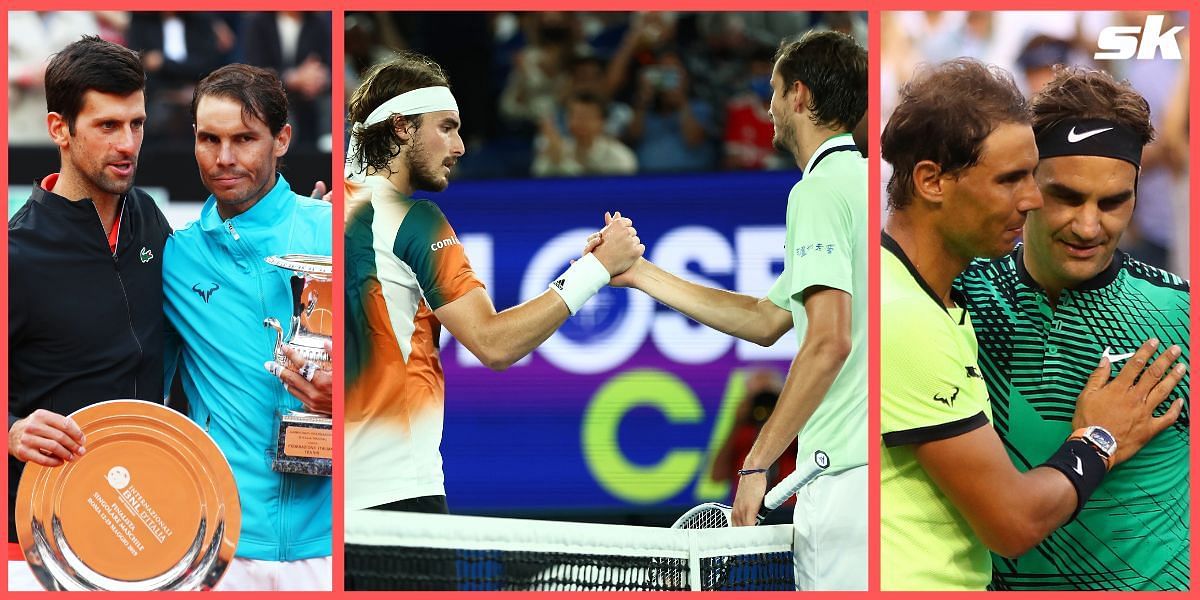 Comparing Tsitsipas vs Medvedev with Djokovic vs Nadal vs Federer