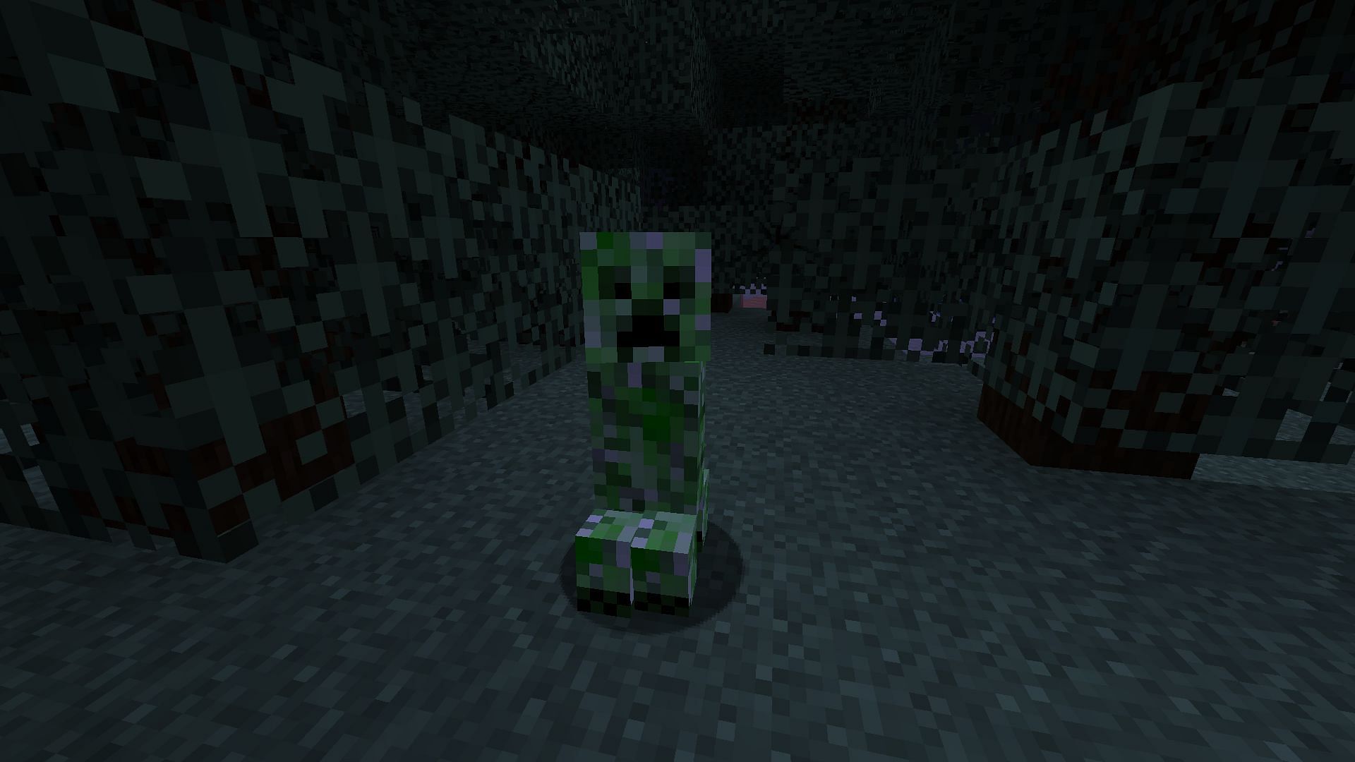 Creepers in Minecraft 1.19 update must be avoided since they can explode (Image via Mojang)