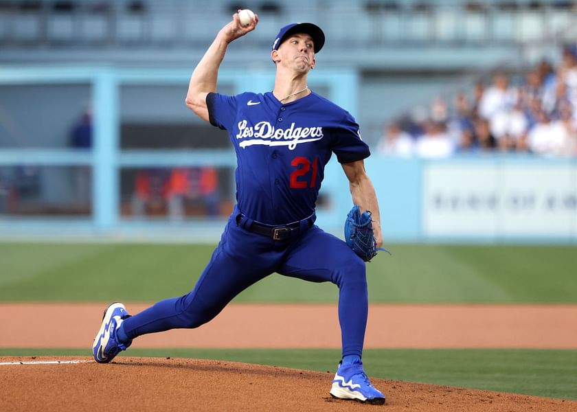 Men's Los Angeles Dodgers Walker Buehler 21 2020 World Series