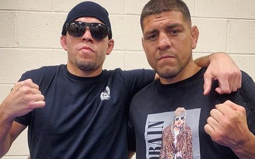 Nate Diaz (left) and Nick Diaz (right) [Image courtesy of @natediaz209 Instagram]