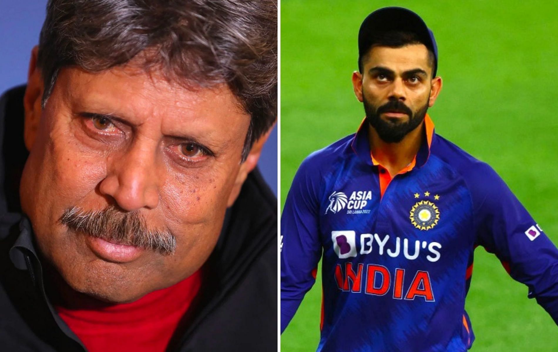 Kapil Dev (L) and Virat Kohli (R). (Pics: Getty)