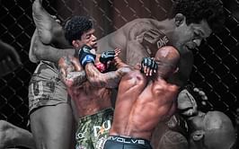 Demetrious Johnson shocks Adriano Moraes with flying knee KO to win flyweight belt