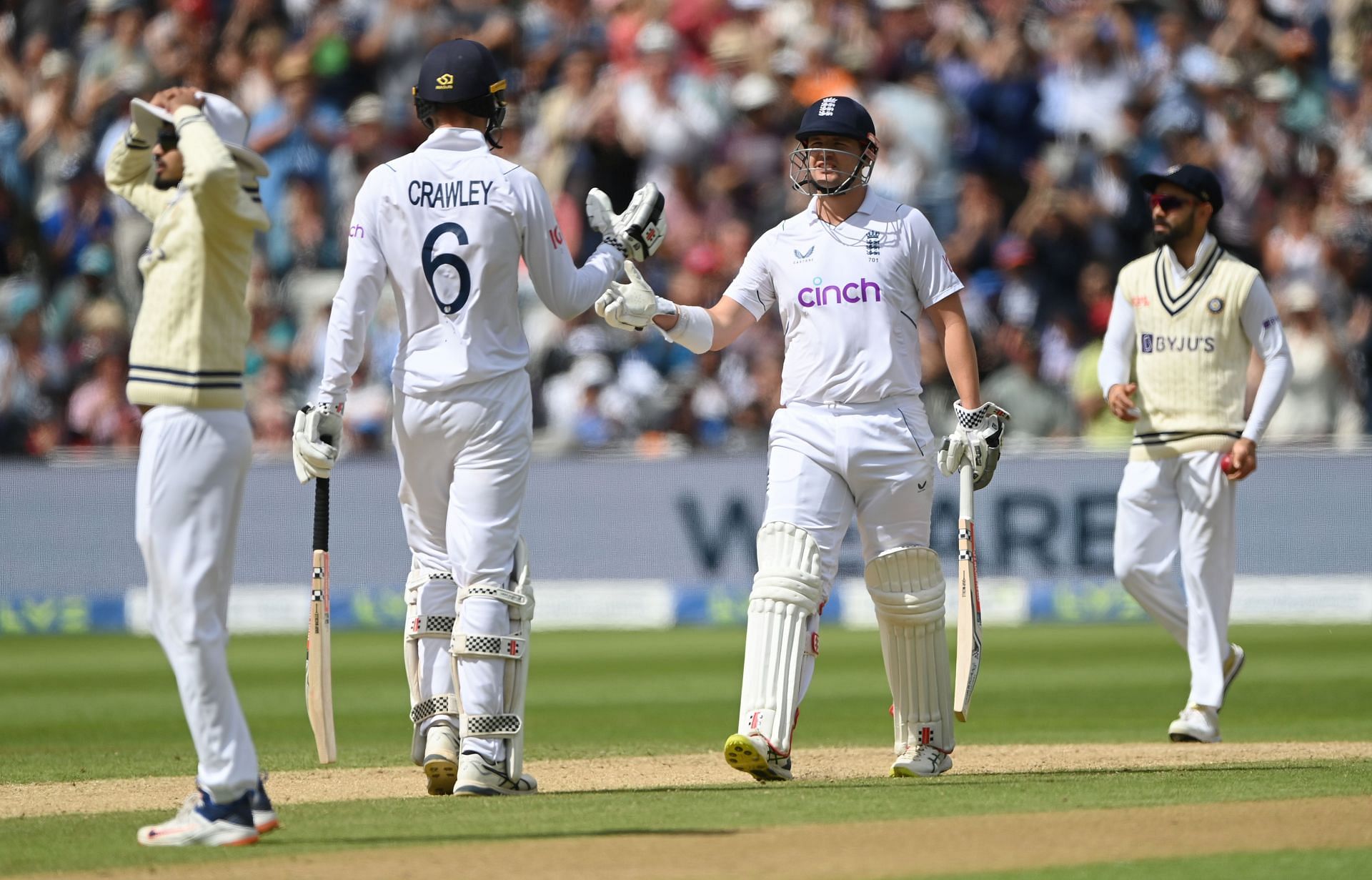 Zak Crawley and Alex Lees. (Image Credits: Getty)