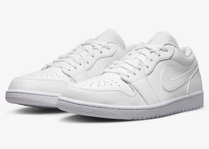 Where to buy Air Jordan 1 Low Triple White shoes? Price, release date ...
