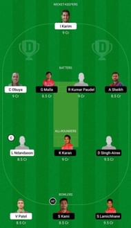 KEN vs NEP Dream11 Fantasy Tip - Grand League