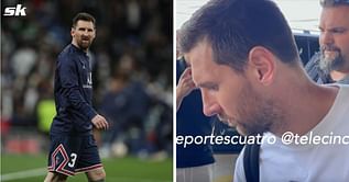 PSG star Lionel Messi returns to Barcelona but refuses to answer question about possible return