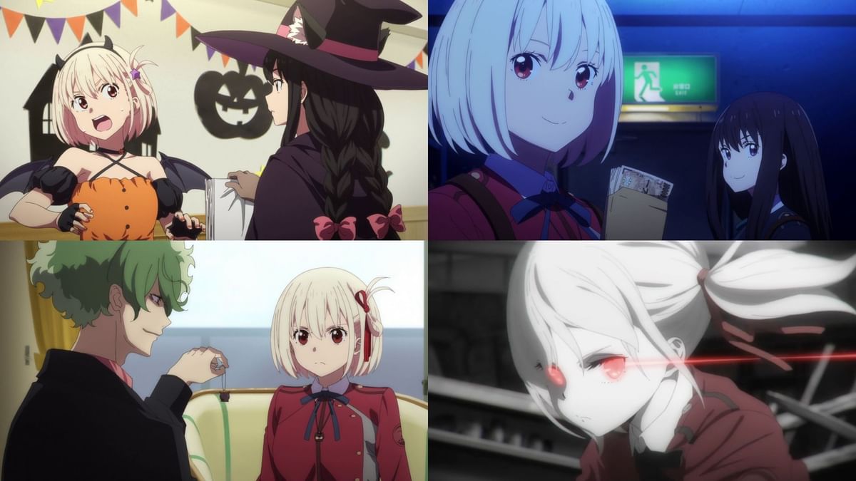 Lycoris Recoil Episode 8 Majima visits Chisato and Yoshi makes his move