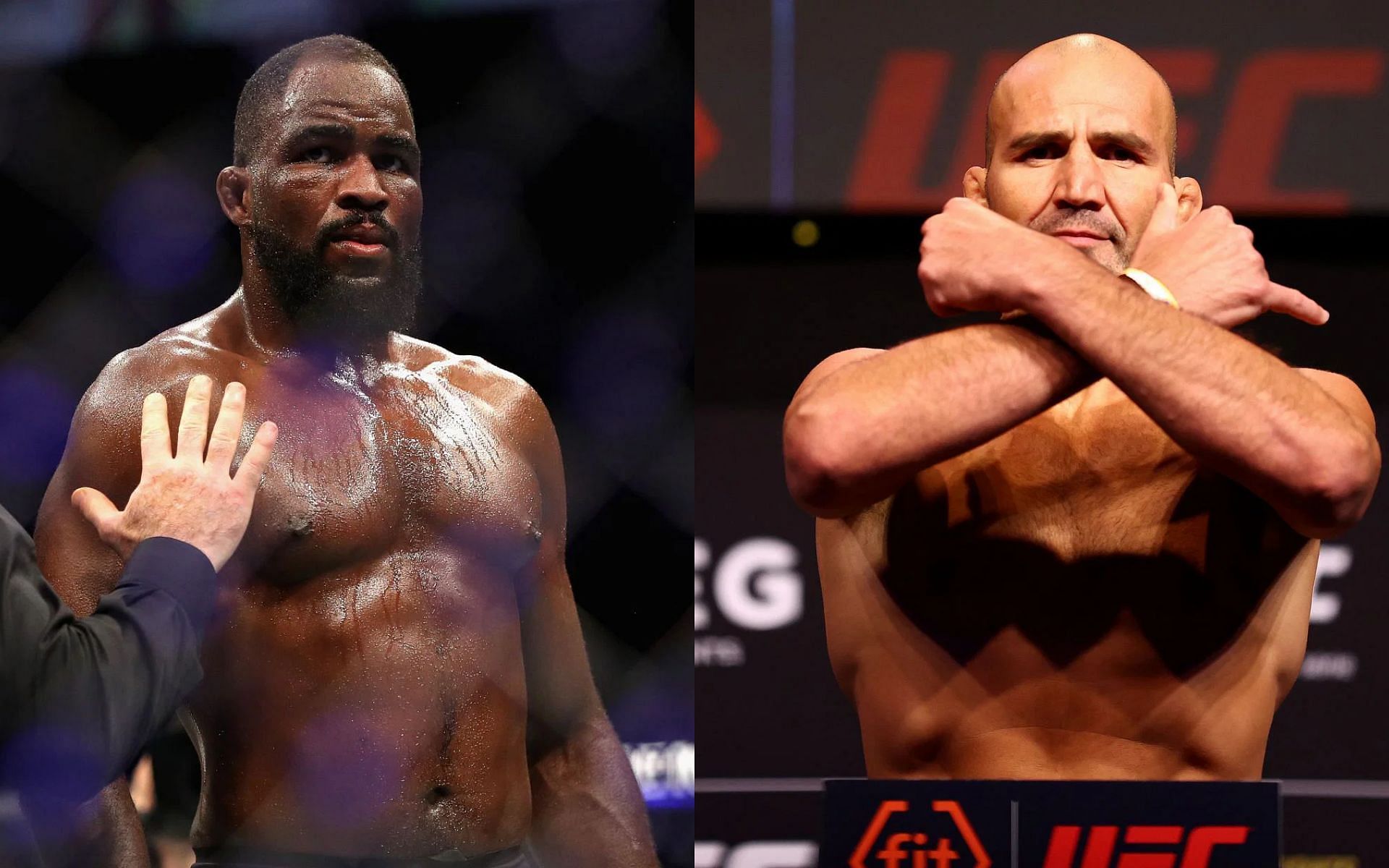 Corey Anderson (left) and Glover Teixeira (right) 