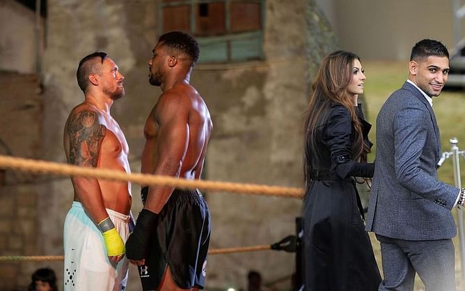 "I got the guy that picked up your misses"- Fans react to Amir Khan praising Oleksandr Usyk ahead of the Anthony Joshua rematch