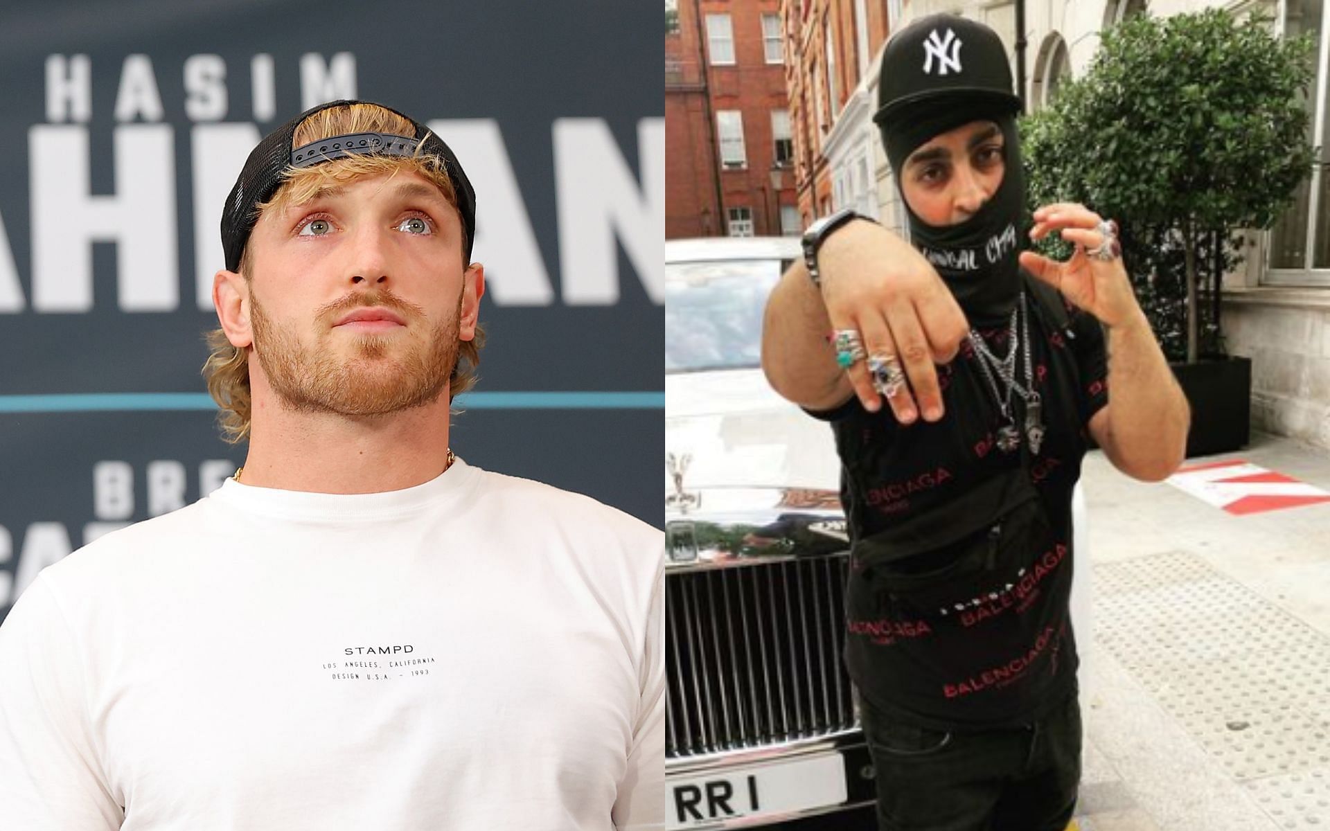 Logan Paul (left) and Mo Deen (right) (Image credits Getty Images and @mo.deen_ on Instagram)