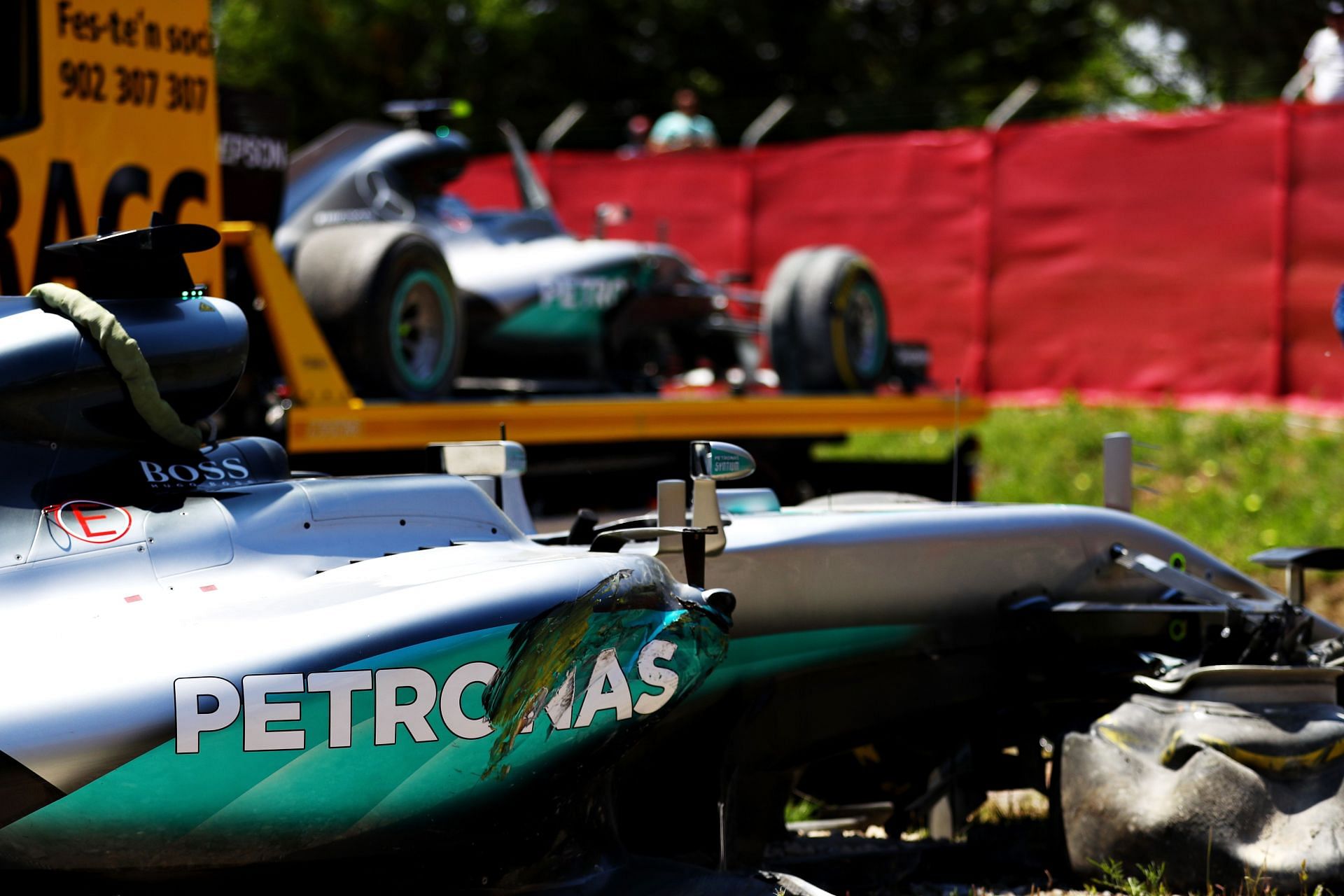 The Rosberg-Hamilton crash is one of the biggest in the history of the sport