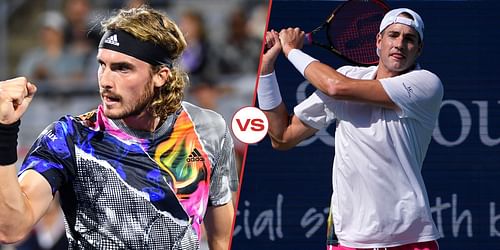 Stefanos Tsitsipas will square off against John Isner in the quarterfinals of the Cincinnati Open