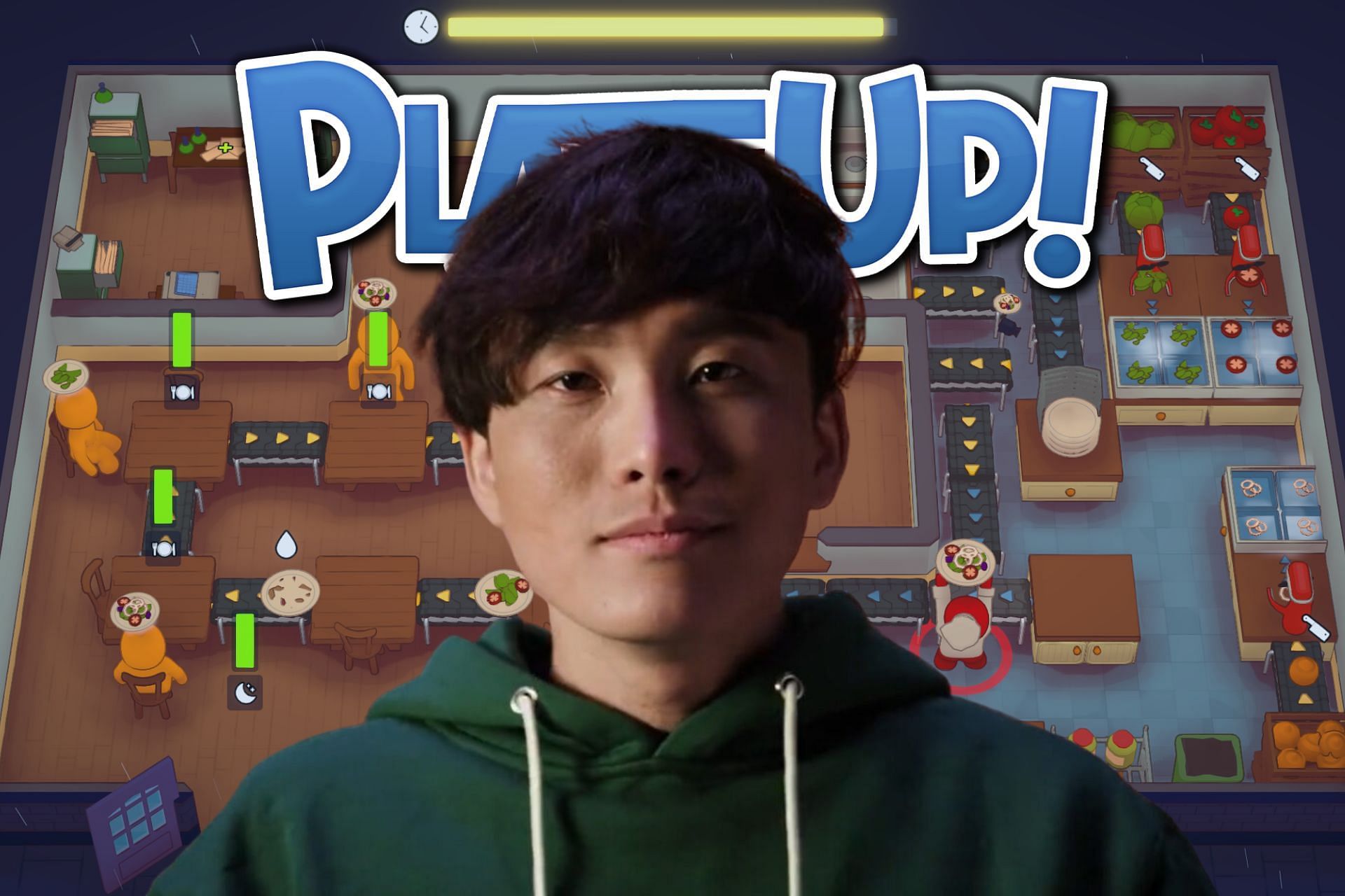 Sykkuno challenges himself while playing PlateUp! (Image via Sportskeeda)