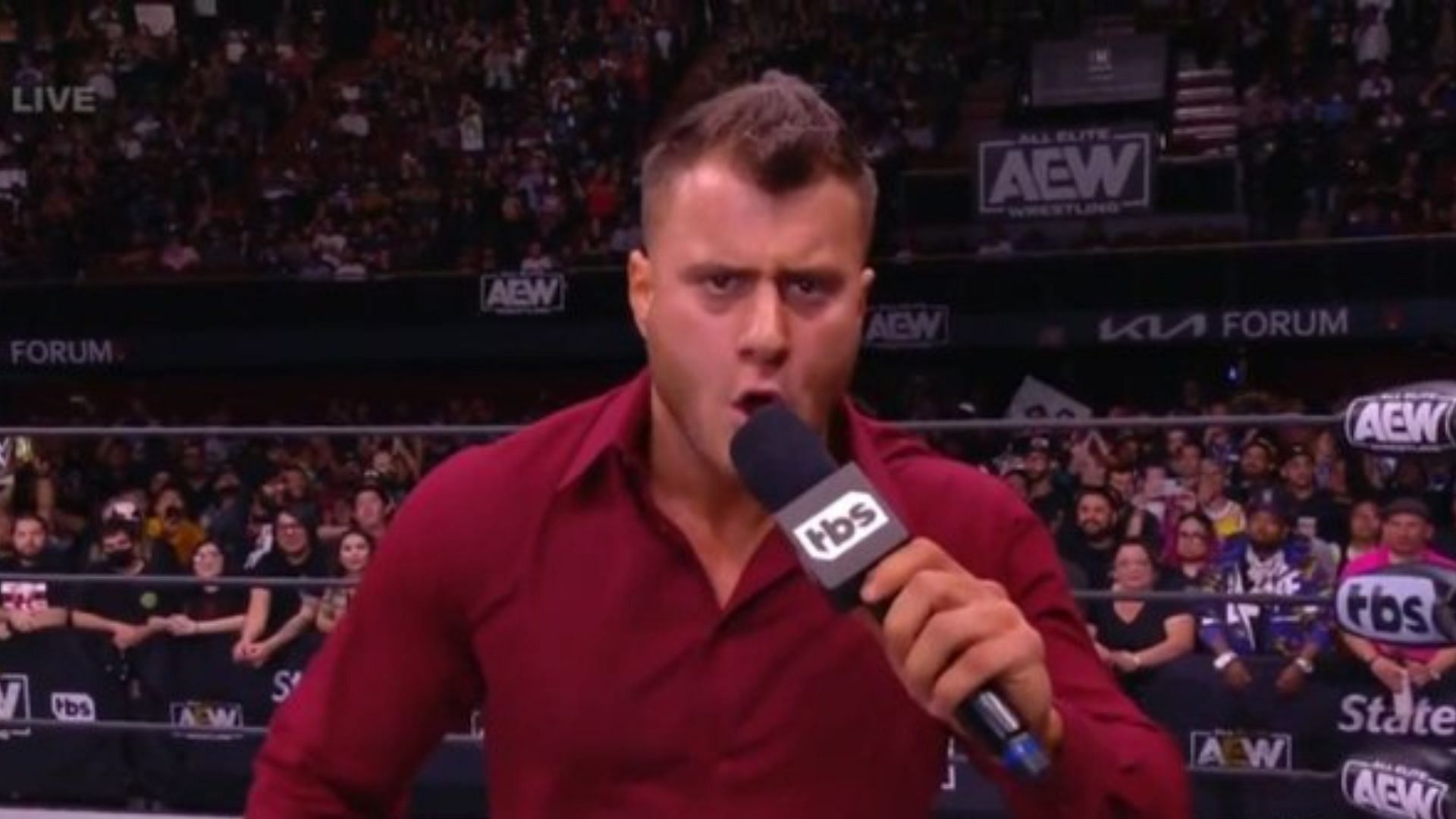 MJF hasn&#039;t been since he cut a scathing promo on Tony Khan