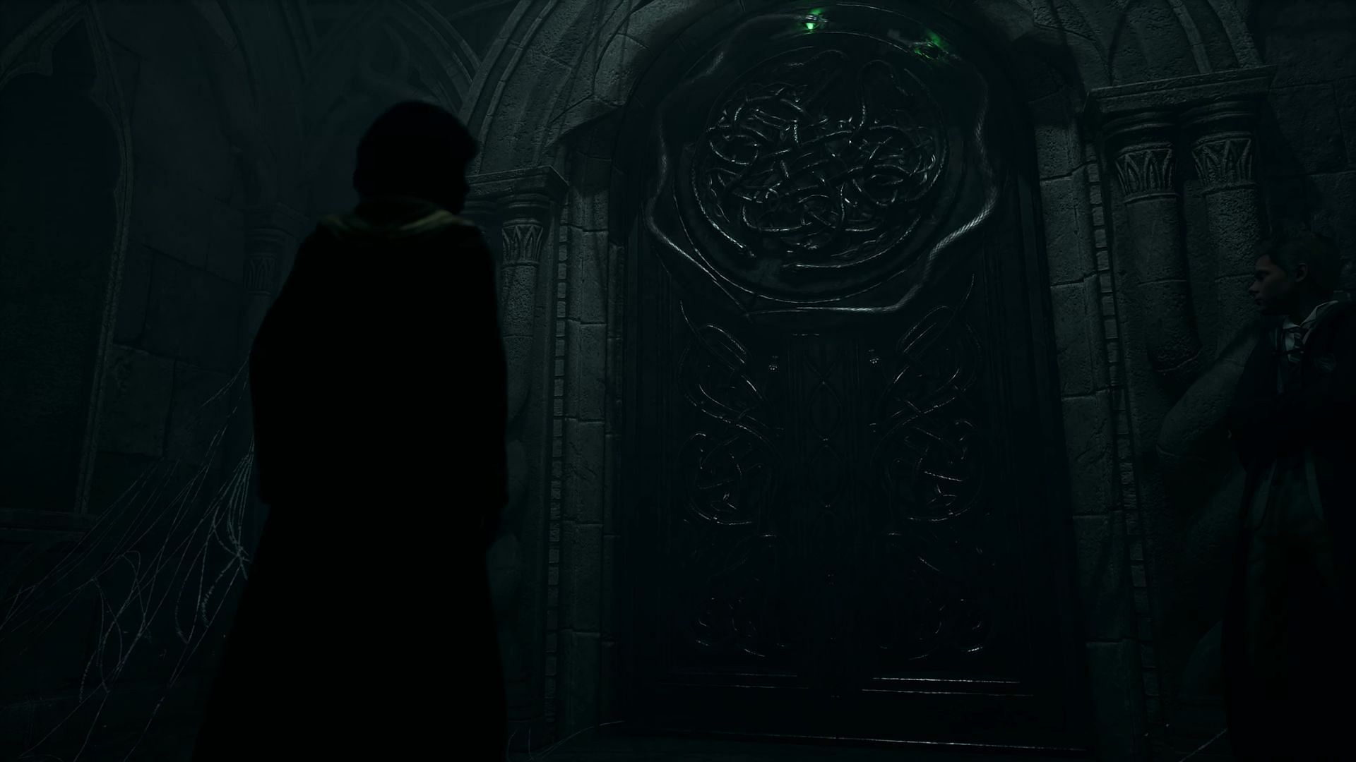 The ominous door (Image via Hogwarts Legacy)