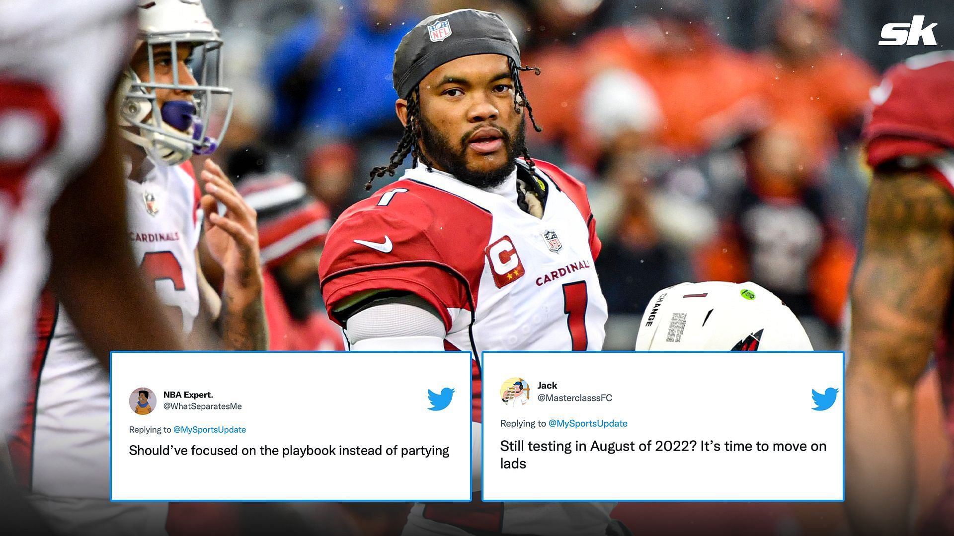 NFL fans react to Kyler Murray testing COVID positive